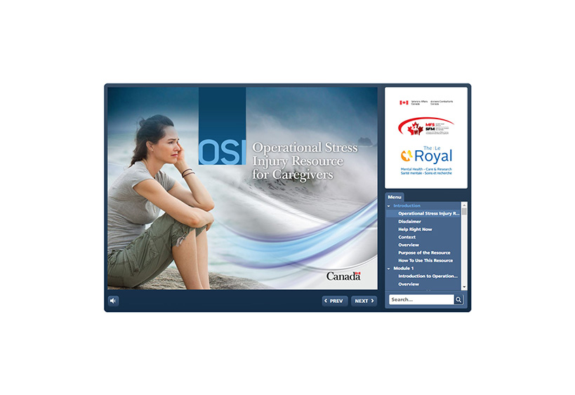 Operational Stress Injury Resource for Caregivers